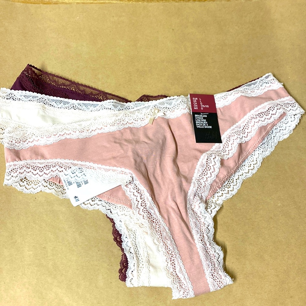 H&M Brazilian three pack low rise | NWT